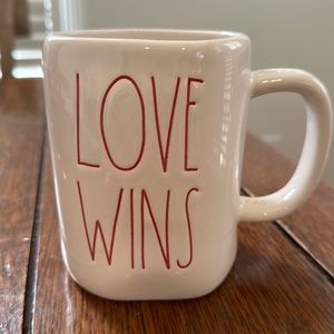 Rae Dunn “Love Wins” Artison Collection Coffee Mug by Magenta